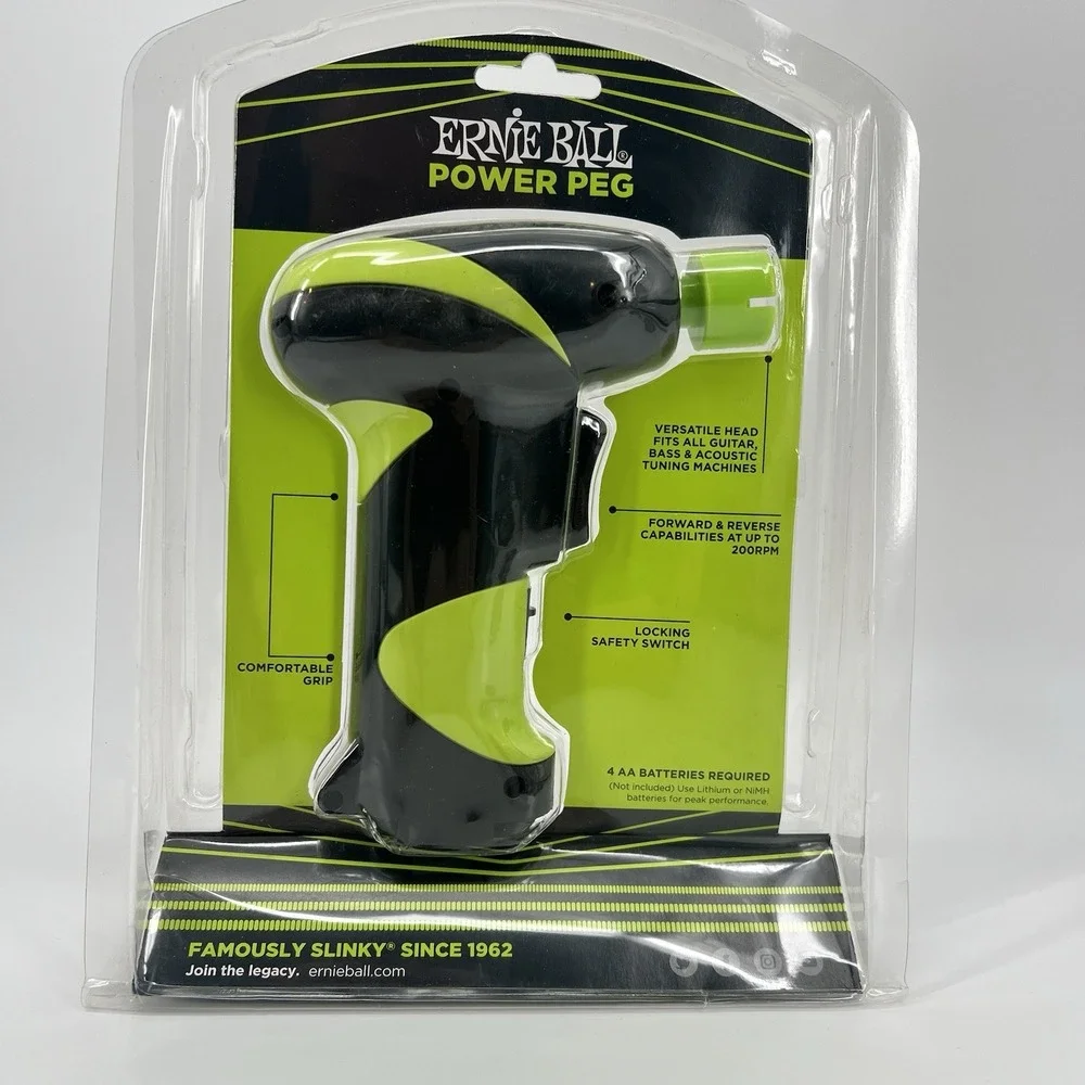Ernie Ball Power Peg P04118 Motorized String Winder for Guitar Bass - New Sealed